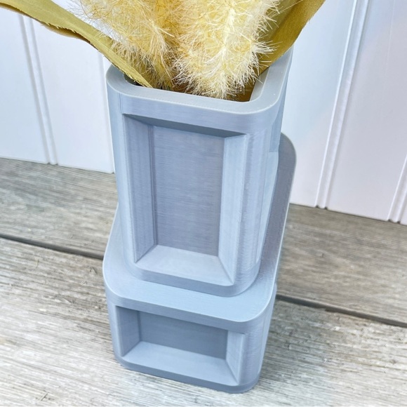 Unique Modern Vase, The Cano Vase, Flower Vase, Dried Flowers, Preserved Flowers - Picture 3 of 6